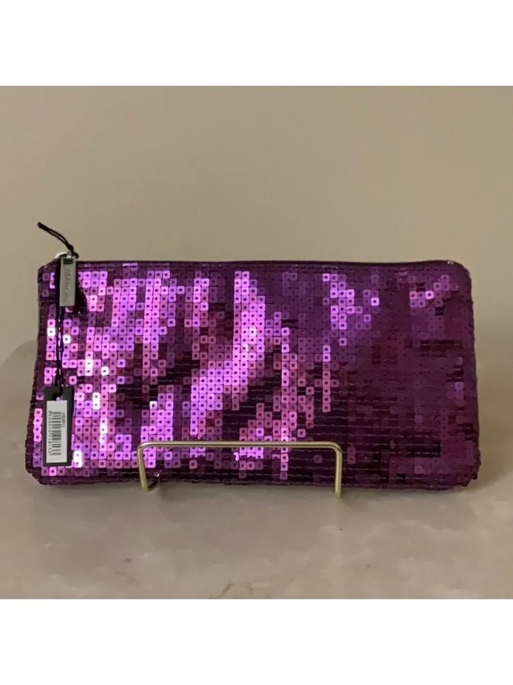 Sephora Purple Sequined Pouch